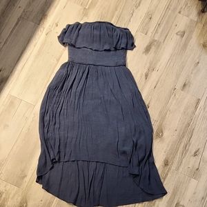 Medium tube top dress navy